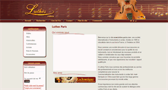 Desktop Screenshot of luthes-paris.com